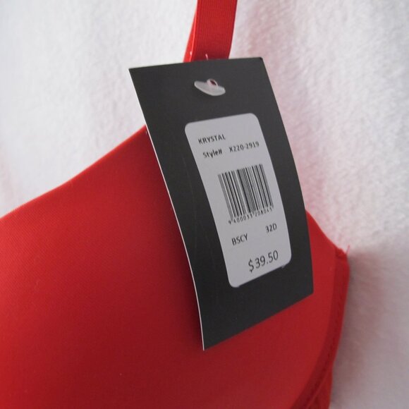 NWT - Frederick's of Hollywood Krystal Mega Push-Up Bra - 32D - Picture 5 of 11